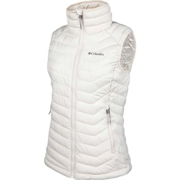 Columbia Women's cream-White Quilted Vest omniheat - Picture 11 of 14